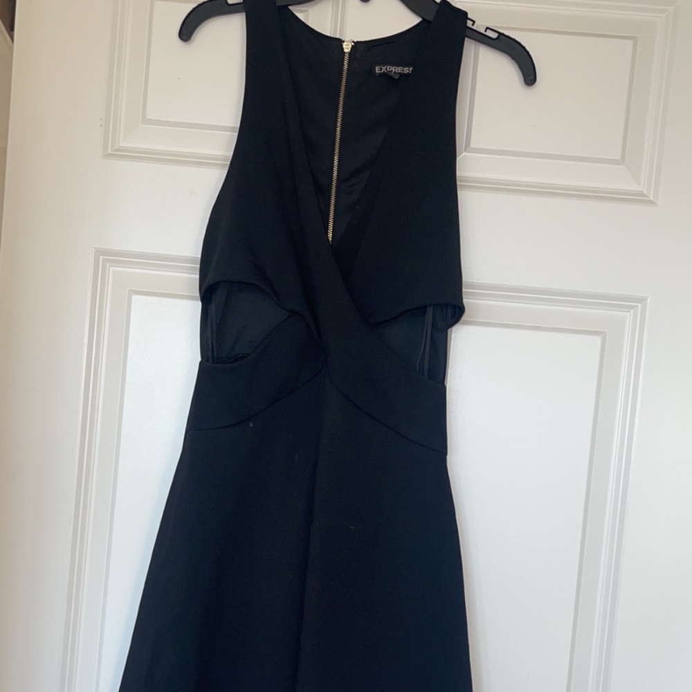 Express Black Cutout dress size 4